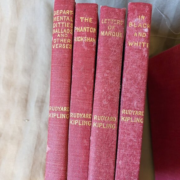 Rudyard Kipling 1908 Antique book set of 13 Kipling’s classic stories - Picture 6 of 12